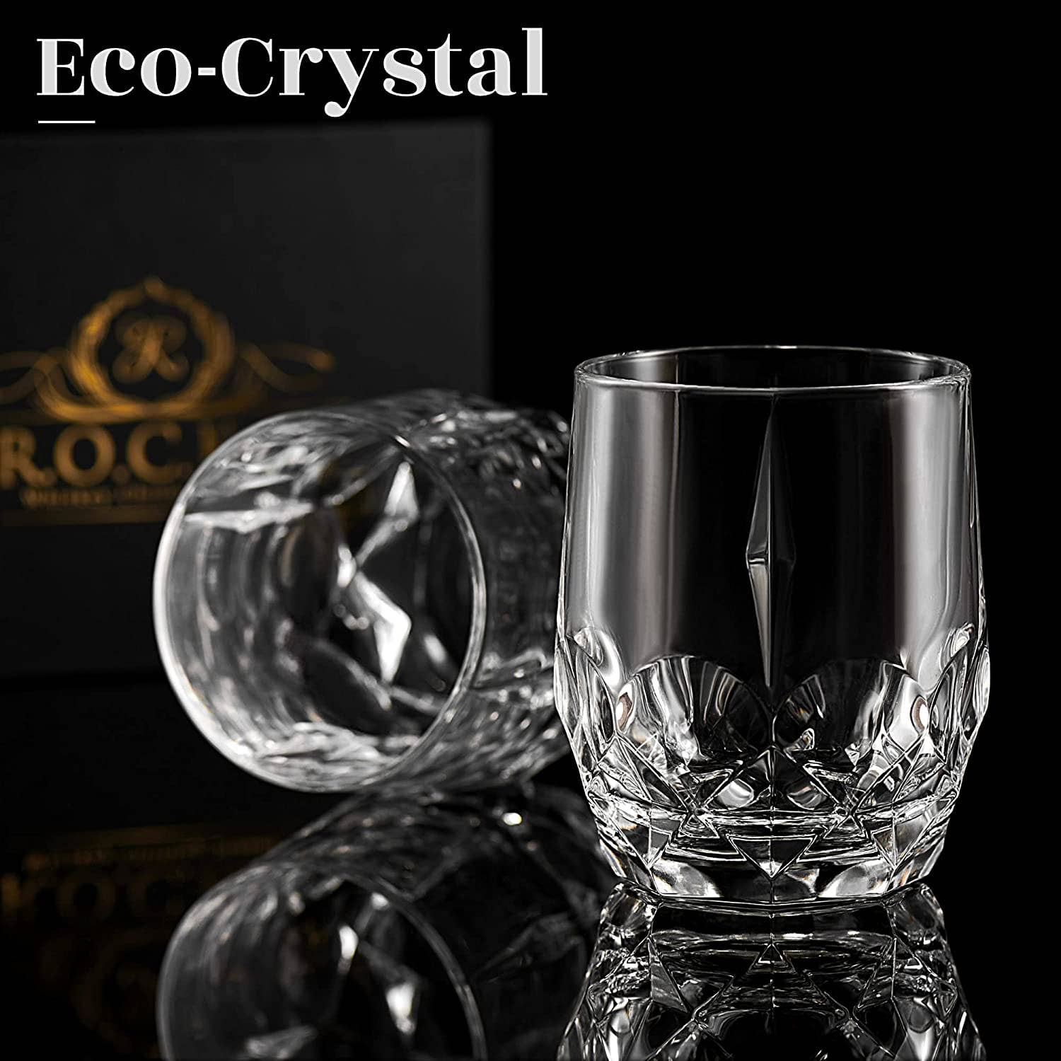 The Rocks - Eco Crystal Collection - Iconic Whiskey Glass Edition - Thumbnail 2